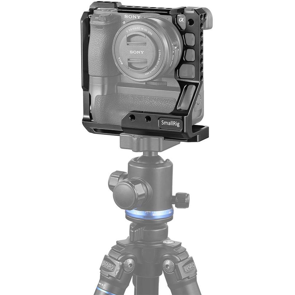 SmallRig Camera Cage for Sony a6000 a6300 a6500 with Meike MK-a6300 a6500 Grip