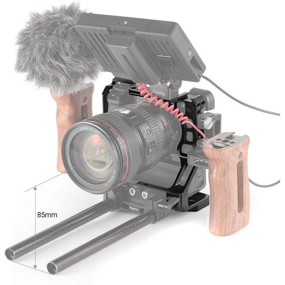 SmallRig Camera Cage for Sony a6000 a6300 a6500 with Meike MK-a6300 a6500 Grip