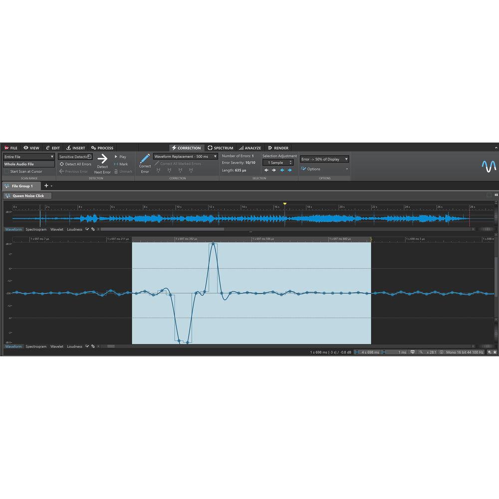 Steinberg WaveLab Elements 9 - Audio Editing and Processing Software