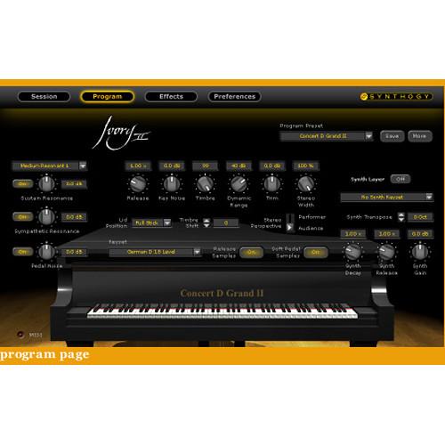 Synthogy Ivory II Studio Grands