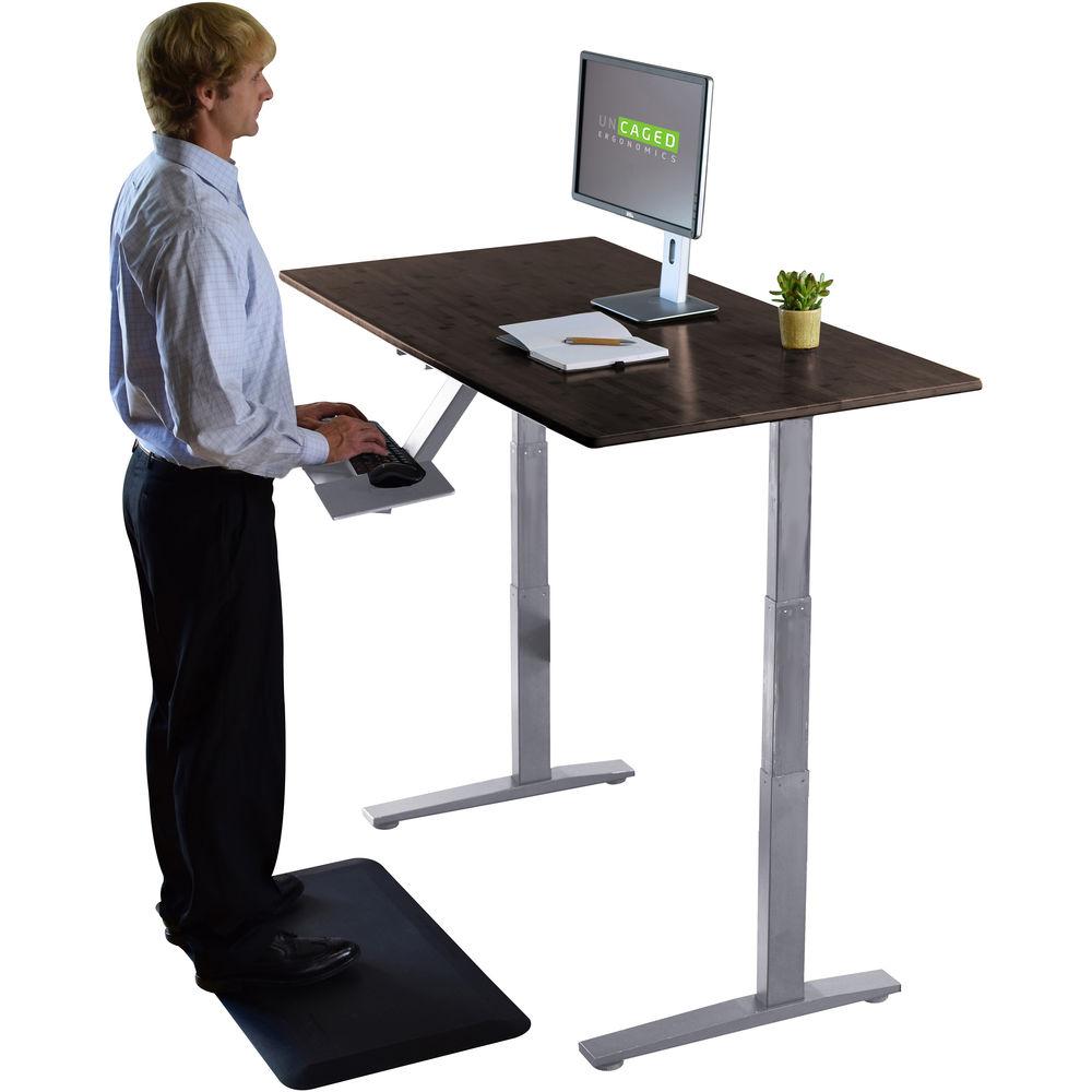Uncaged Ergonomics 48x30" Bamboo Electric Standing Desk