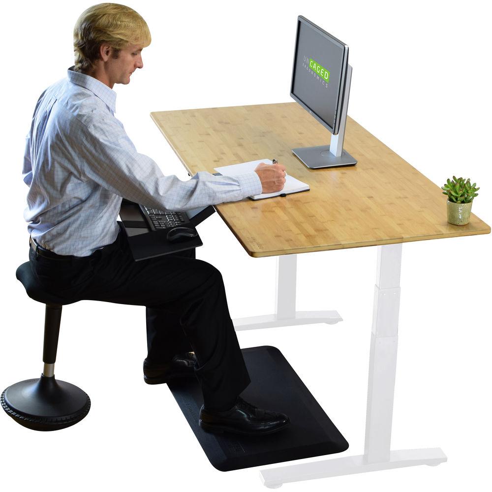 Uncaged Ergonomics 60x30" Bamboo Electric Standing Desk