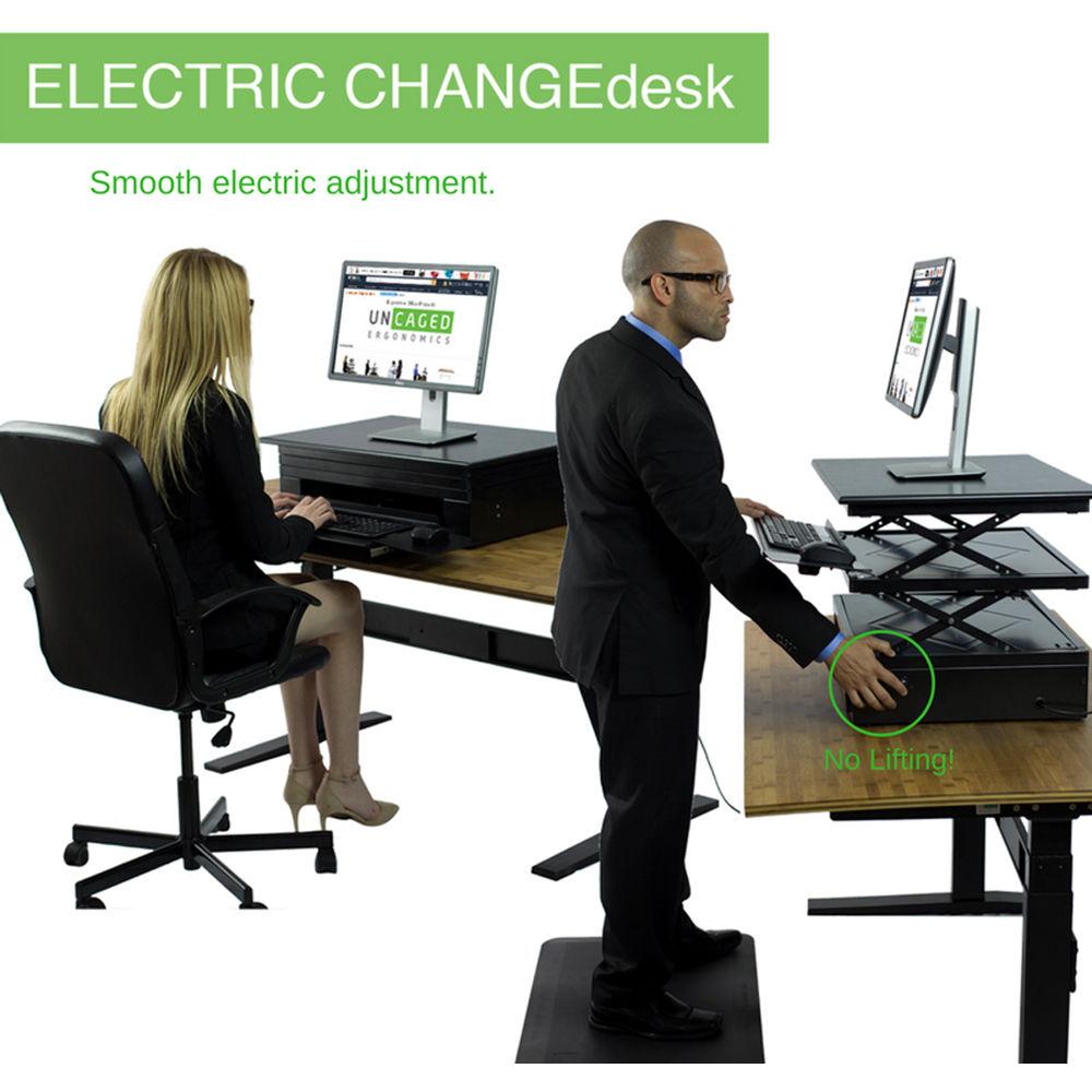 Uncaged Ergonomics Electric Changedesk Stand Up Converter