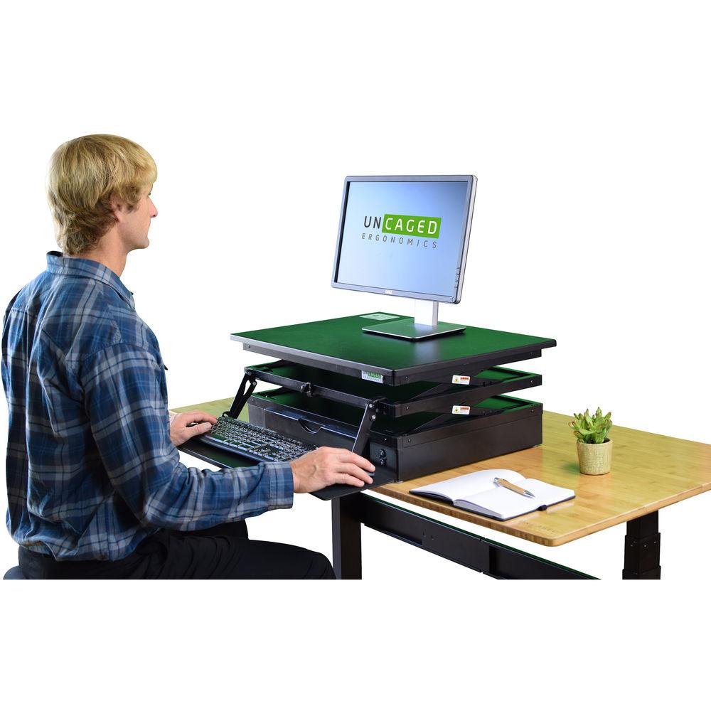 Uncaged Ergonomics Electric Changedesk Stand Up Converter