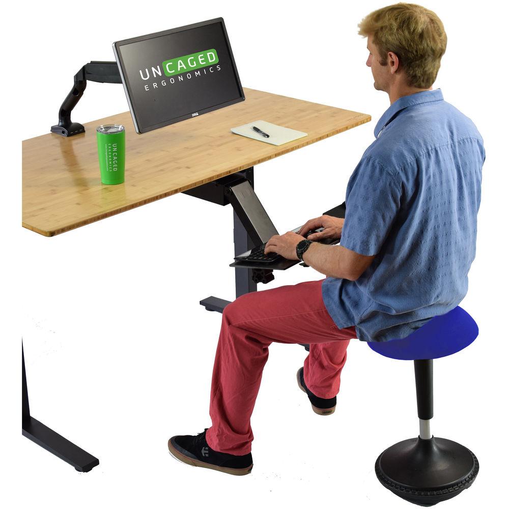 Uncaged Ergonomics Wobble Stool - Triangular Vinyl Seat