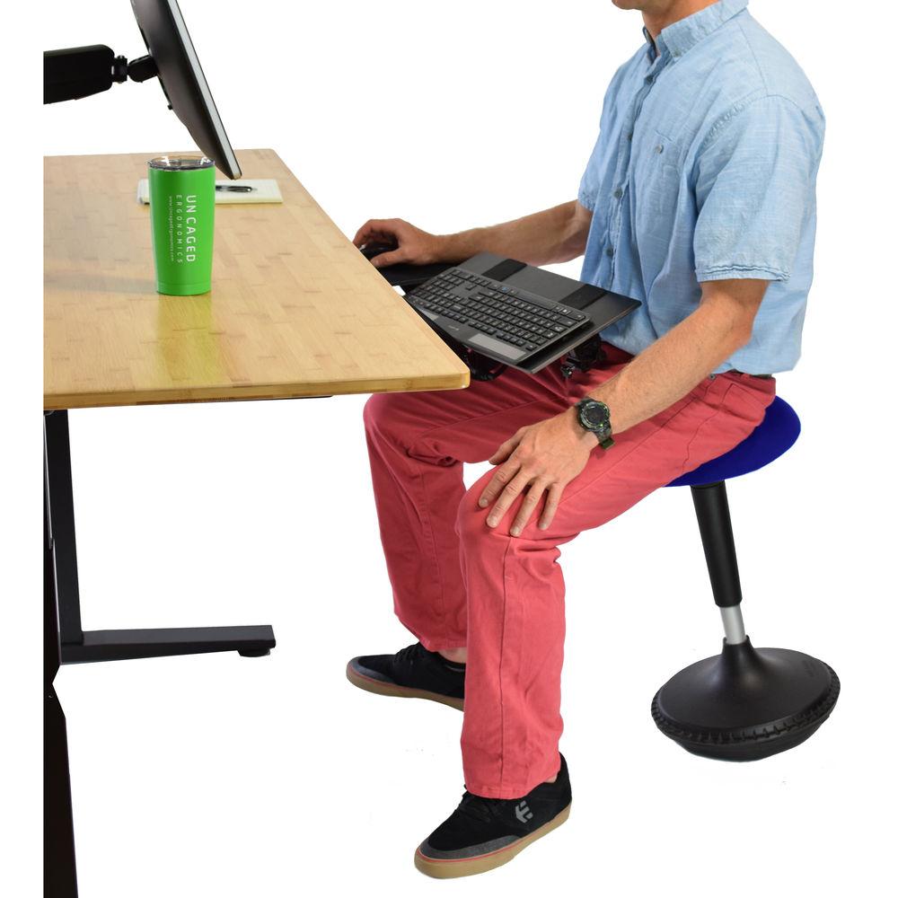 Uncaged Ergonomics Wobble Stool - Triangular Vinyl Seat