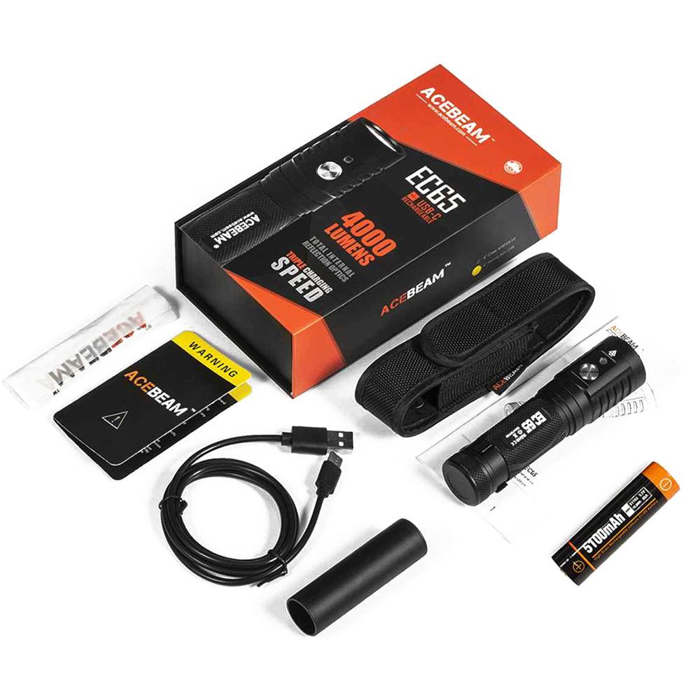 Acebeam EC65 LED Rechargeable Flashlight