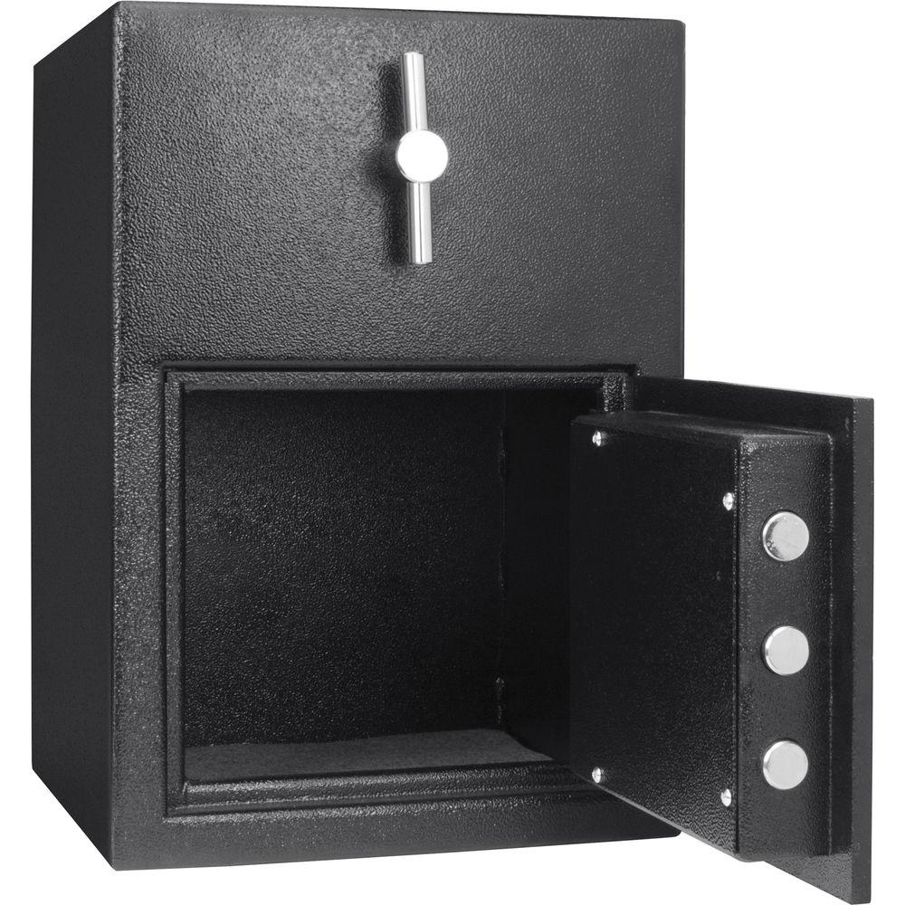Barska 1.15 Cubic Foot Rotary Hopper Keypad Depository Safe