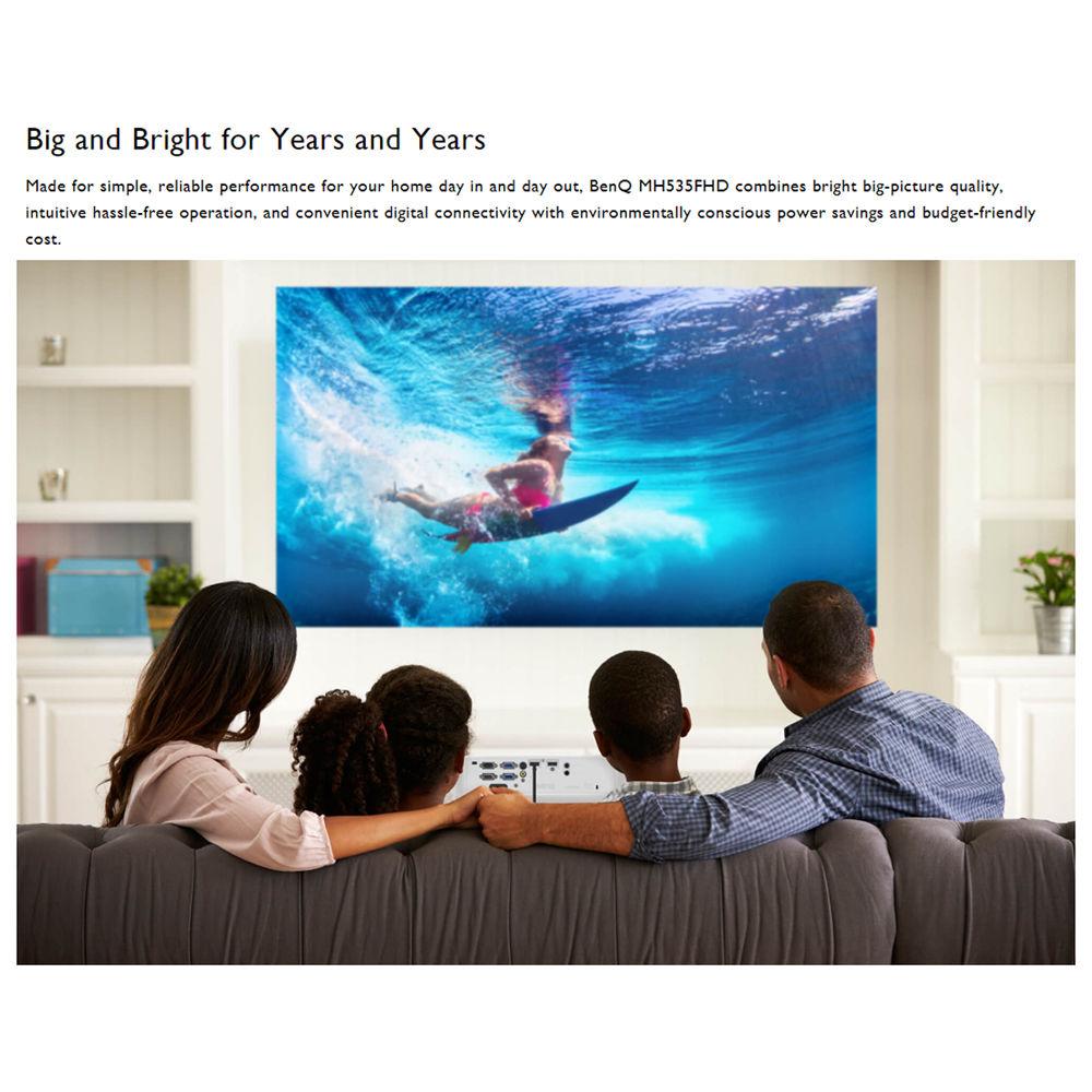 BenQ MH535FHD 3600-Lumen Full HD DLP Home Theater Projector
