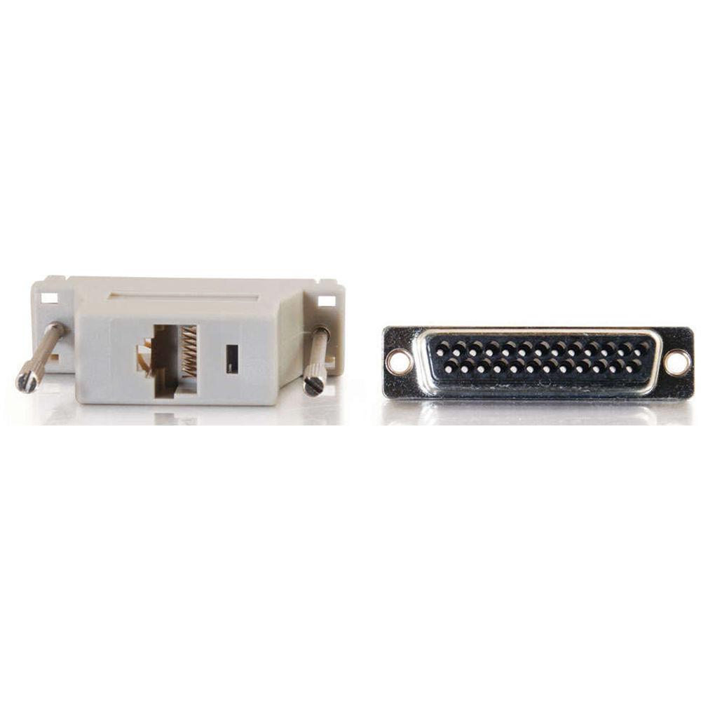 C2G RJ45 Female to DB25 Male Modular Adapter