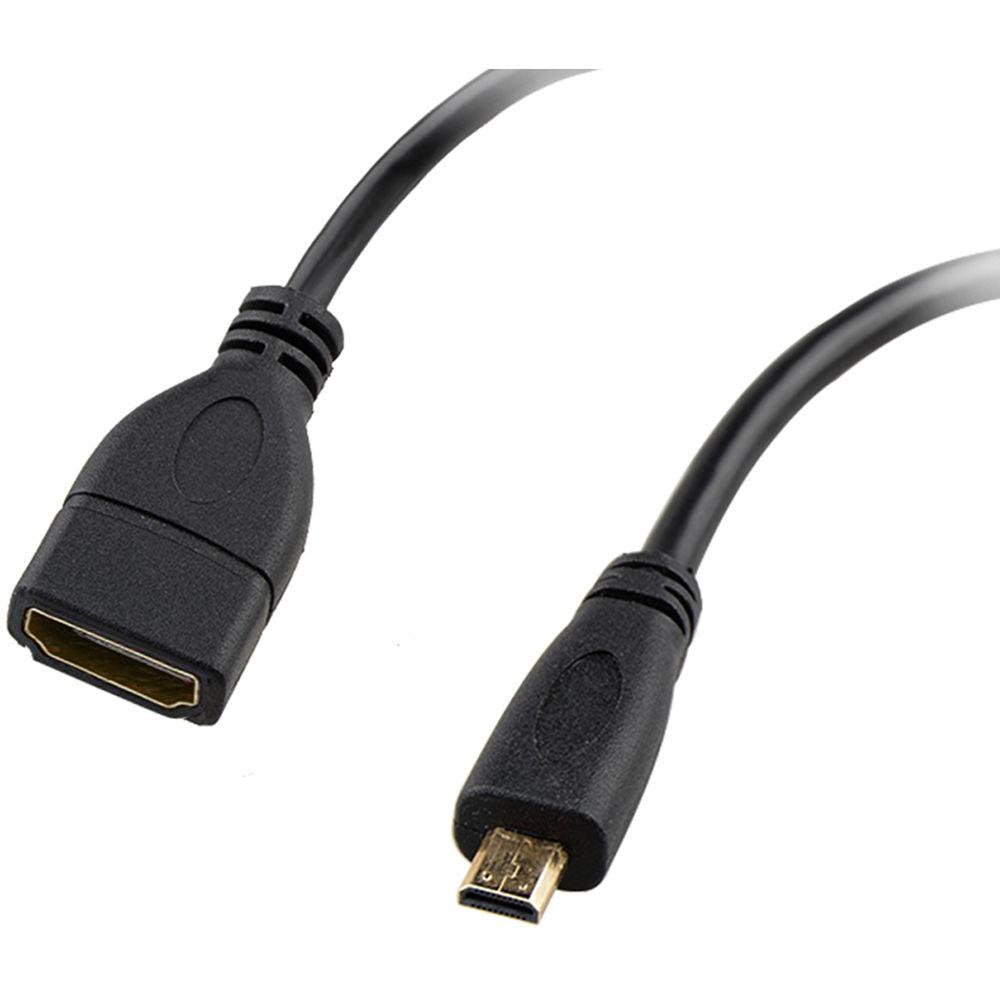 CAMVATE C1732 Micro-HDMI Male to HDMI Female Adapter