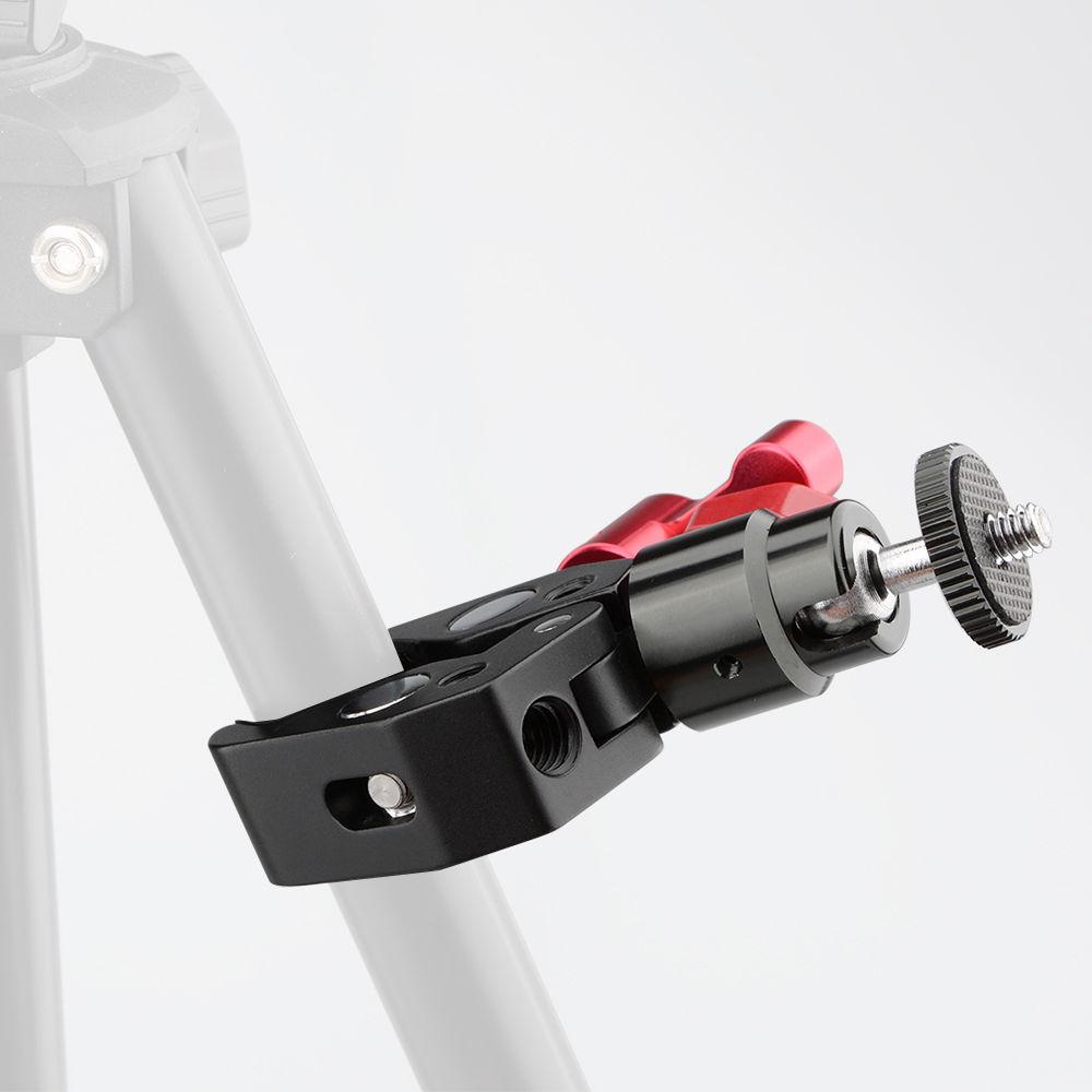 CAMVATE Super Clamp With 1 4"-20 Screw Ball Head Mount
