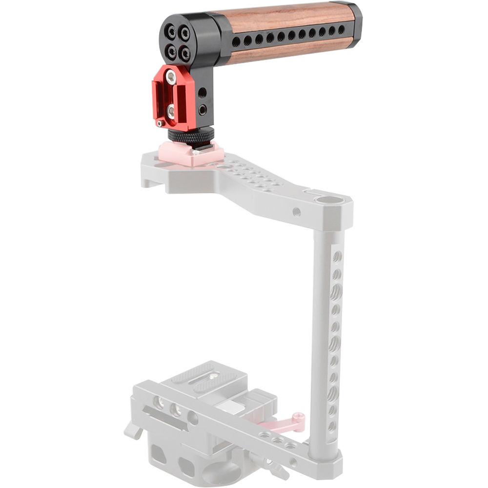 CAMVATE Top Handle Wood Grip with Shoe Mount