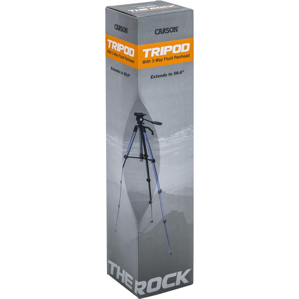 Carson TR-300 The Rock Tripod with 3-Way Pan Head