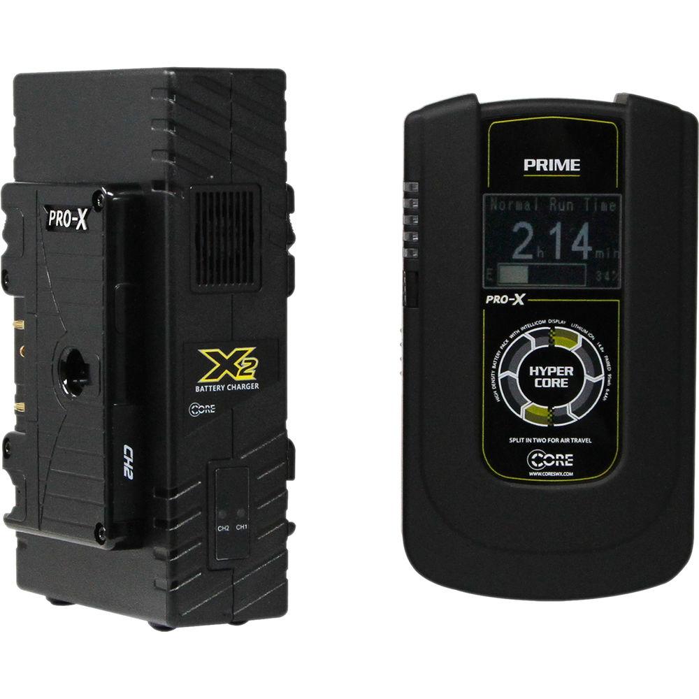 Core SWX HyperCore Prime 2-Battery Kit with X2A Vertical Charger