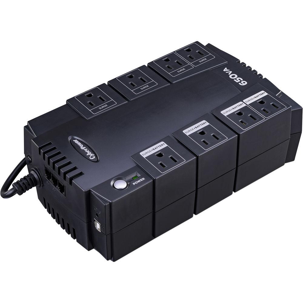 CyberPower 650VA 8-Outlet UPS System