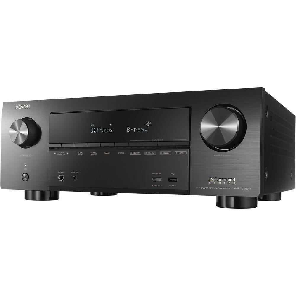 Denon AVR-X3500H 7.2-Channel Network A V Receiver
