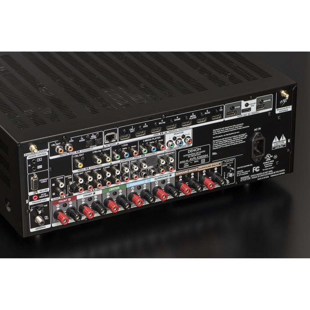 Denon AVR-X3500H 7.2-Channel Network A V Receiver