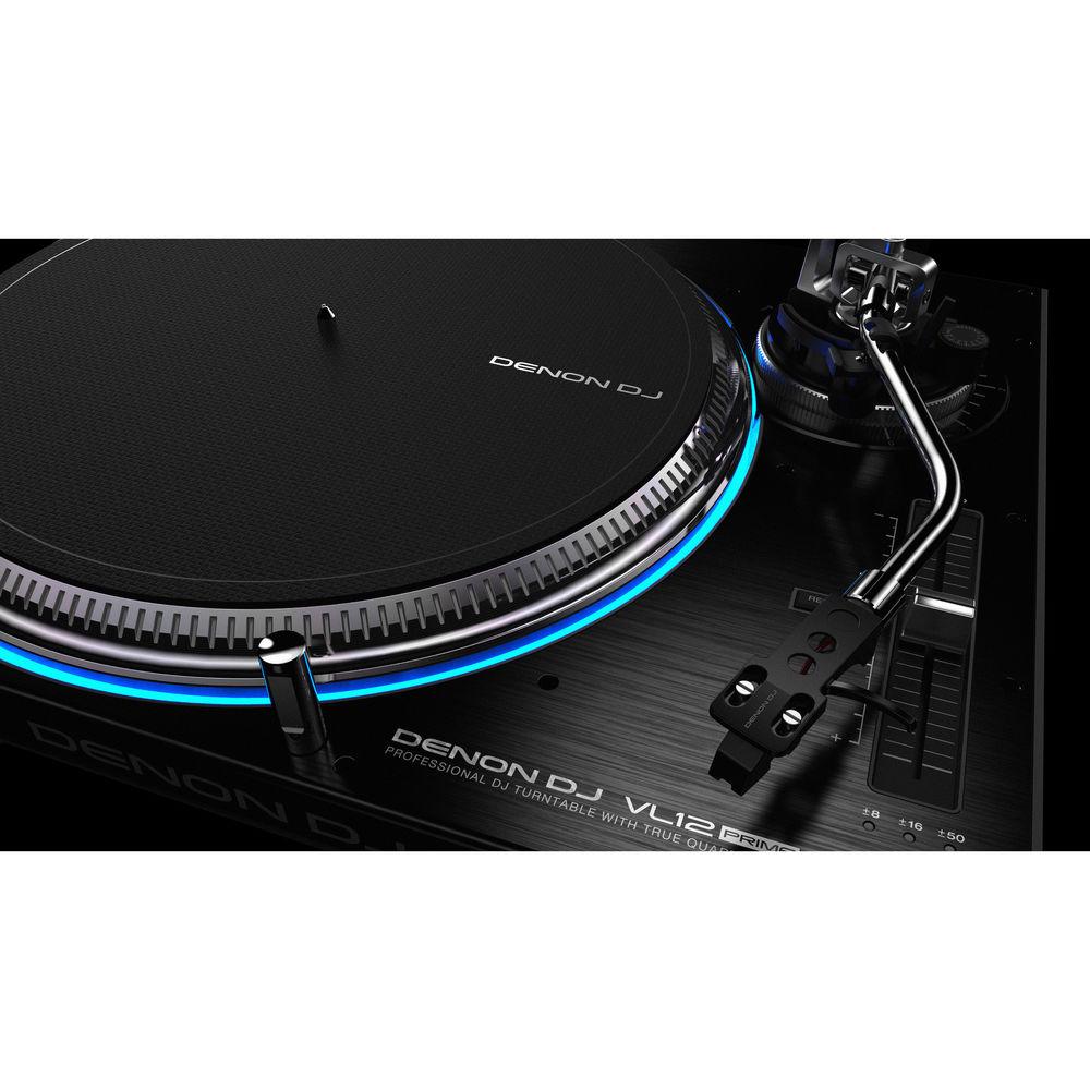 Denon DJ VL12 Prime - Professional Direct Drive Turntable with True Quartz Lock