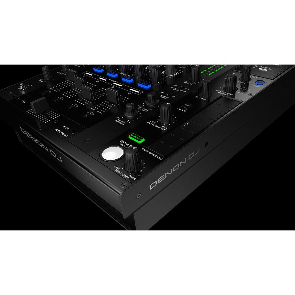 Denon DJ X1800 Prime - Professional 4-Channel DJ Club Mixer with Smart Hub