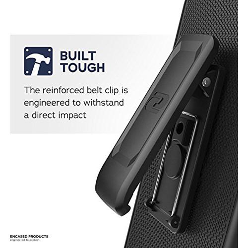 Encased Rebel Series Case with Belt Clip Holster for Samsung Galaxy S9