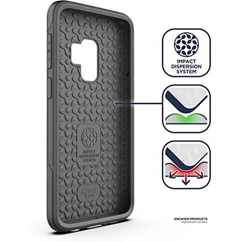 Encased Rebel Series Case with Belt Clip Holster for Samsung Galaxy S9