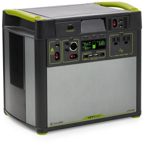 GOAL ZERO Yeti 3000 Lithium Portable Power Station with Wi-Fi