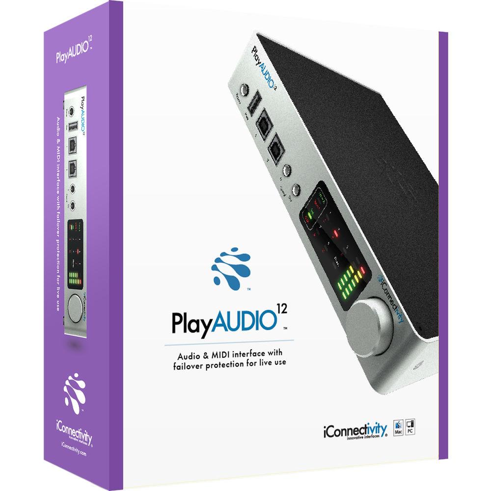 iConnectivity PlayAUDIO12 USB Audio and MIDI Interface, iConnectivity, PlayAUDIO12, USB, Audio, MIDI, Interface