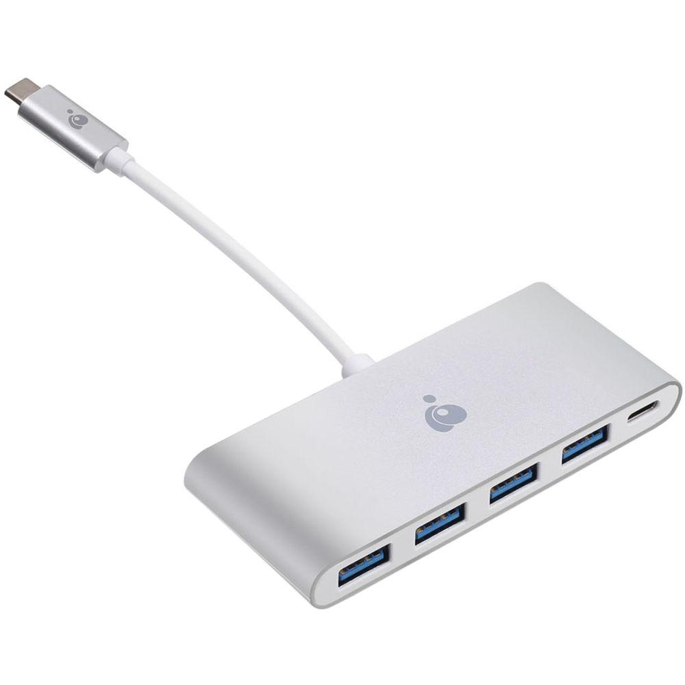 IOGEAR USB Type-C to 4-Port USB Type-A Hub with Power Delivery