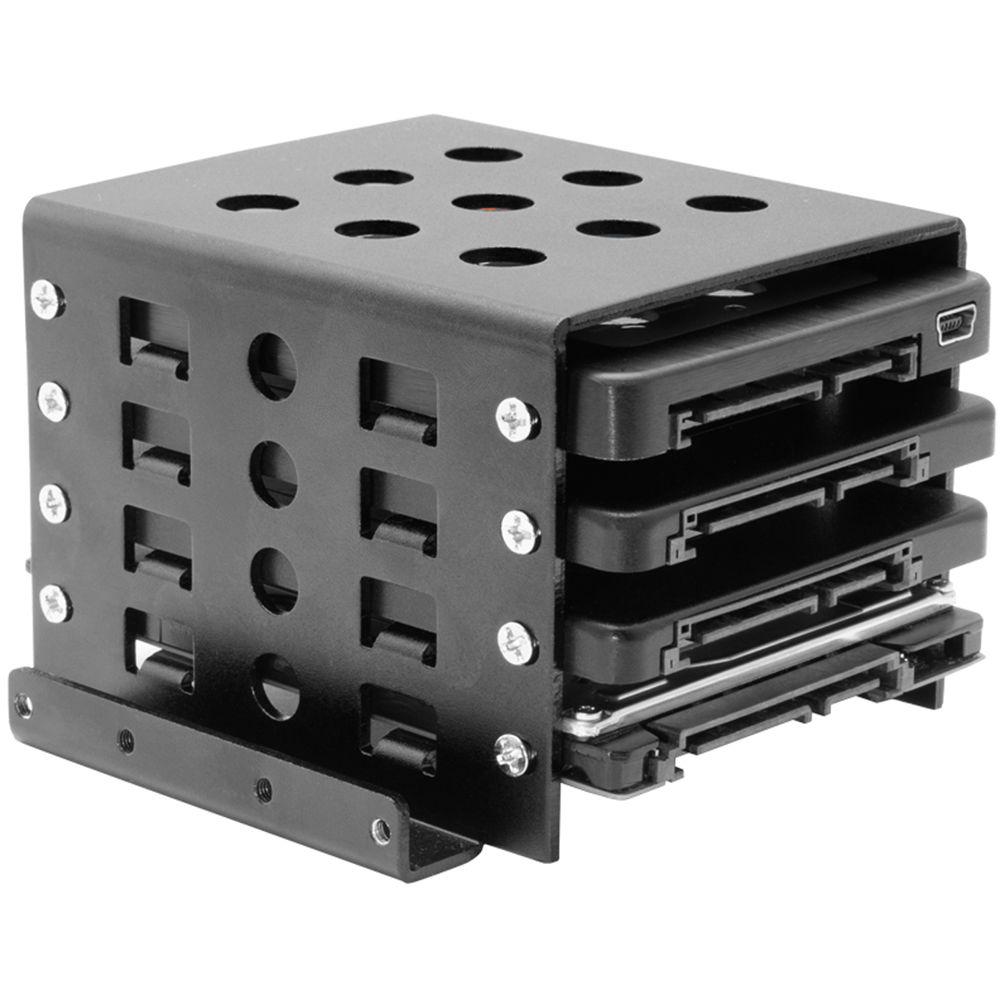 Kingwin 3.5" Internal Drive Bay Metal Mounting Kit for 4x 2.5" HDDs