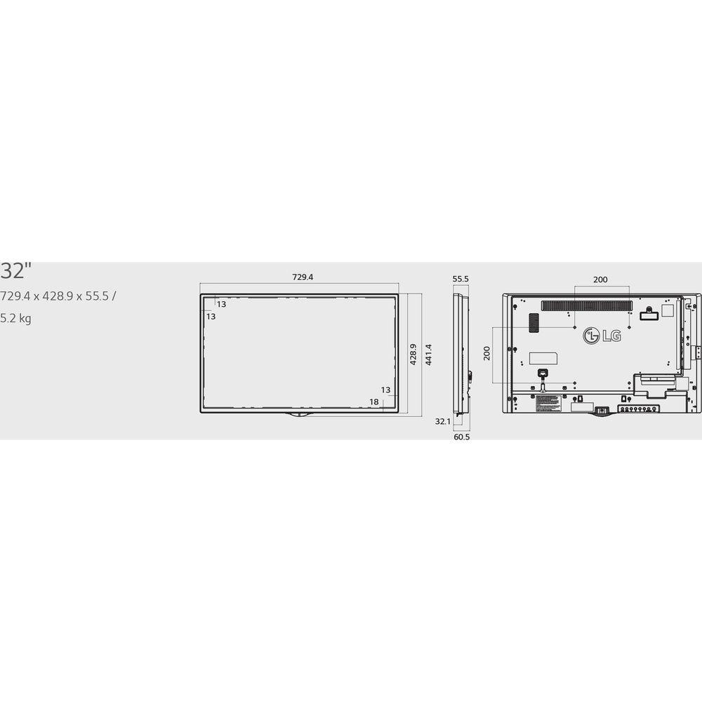 LG 32SE3D-B 32" Commercial Digital Signage Display