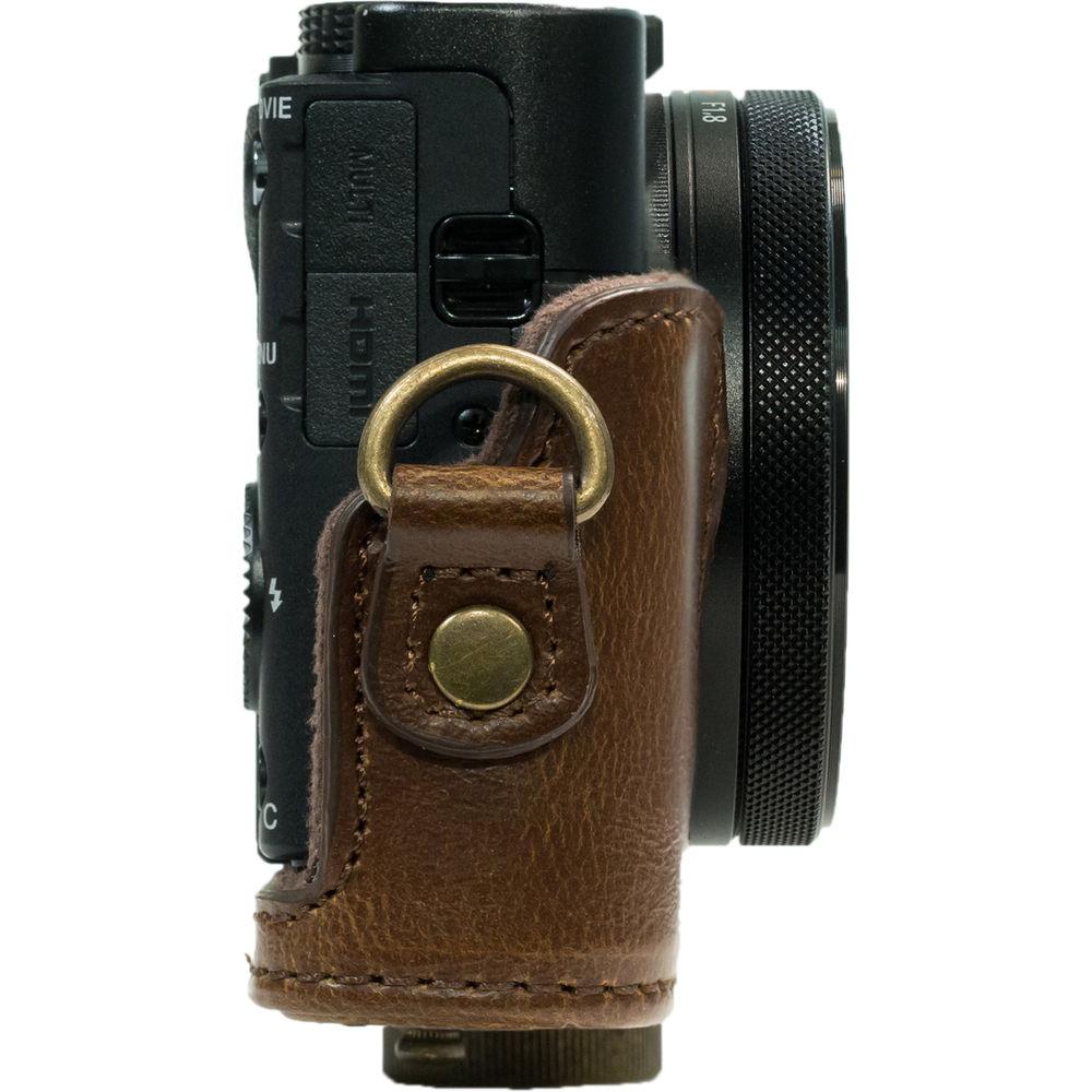 MegaGear Ever Ready PU Leather Camera Case and Strap for Sony Cyber-shot DSC-WX500