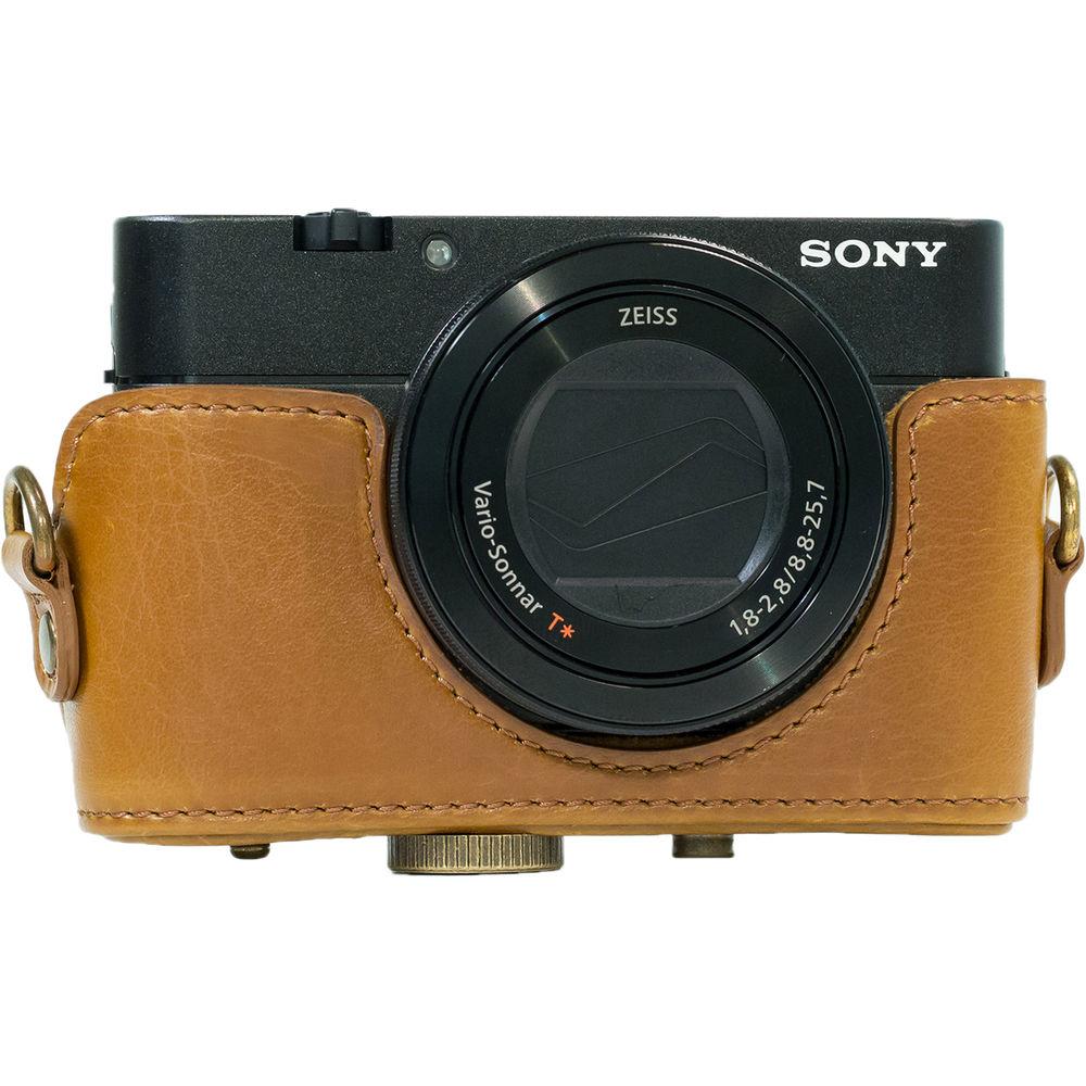 MegaGear Ever Ready PU Leather Camera Case and Strap for Sony Cyber-shot DSC-WX500