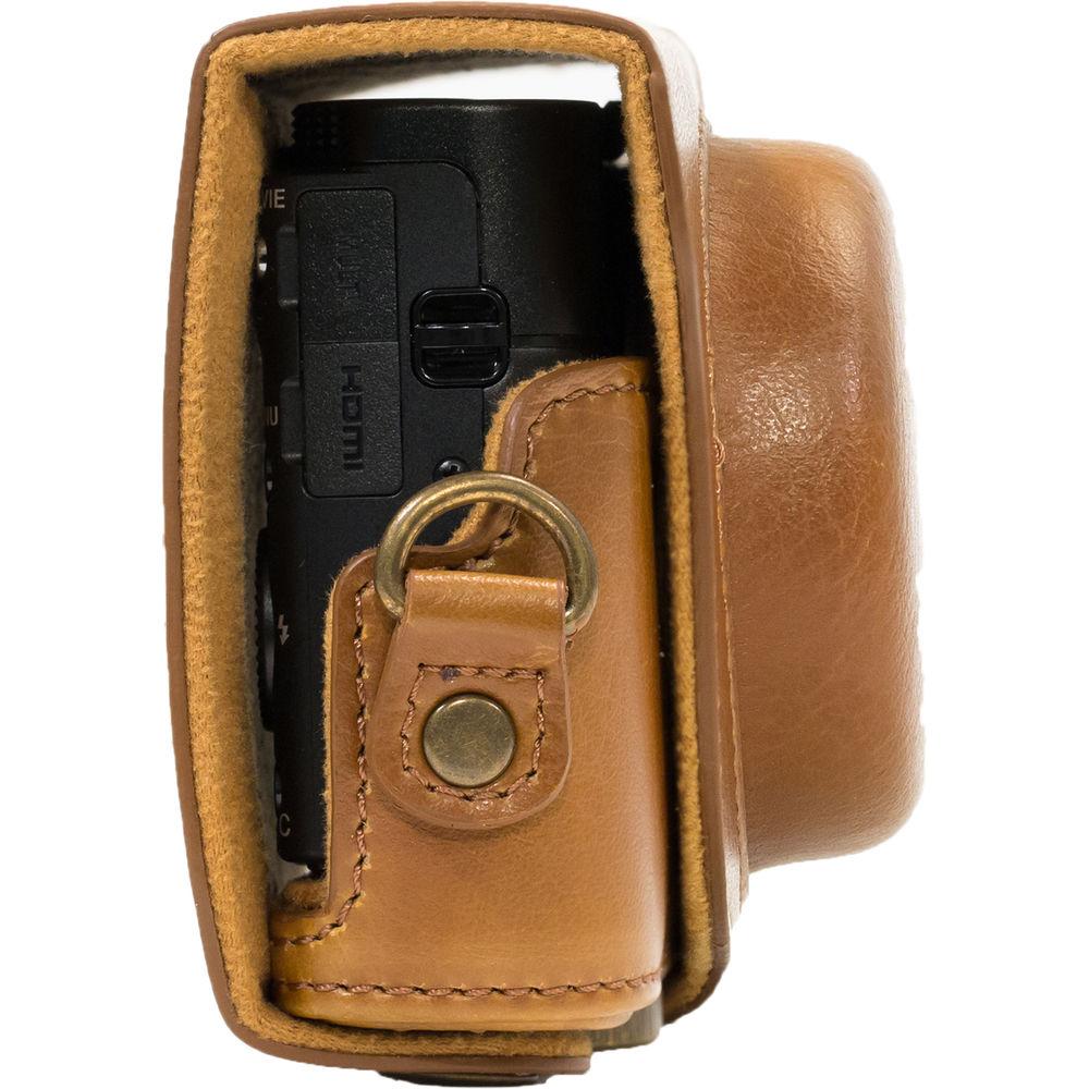 MegaGear Ever Ready PU Leather Camera Case and Strap for Sony Cyber-shot DSC-WX500
