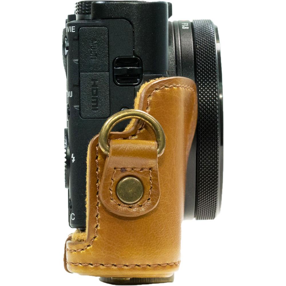 MegaGear Ever Ready PU Leather Camera Case and Strap for Sony Cyber-shot DSC-WX500