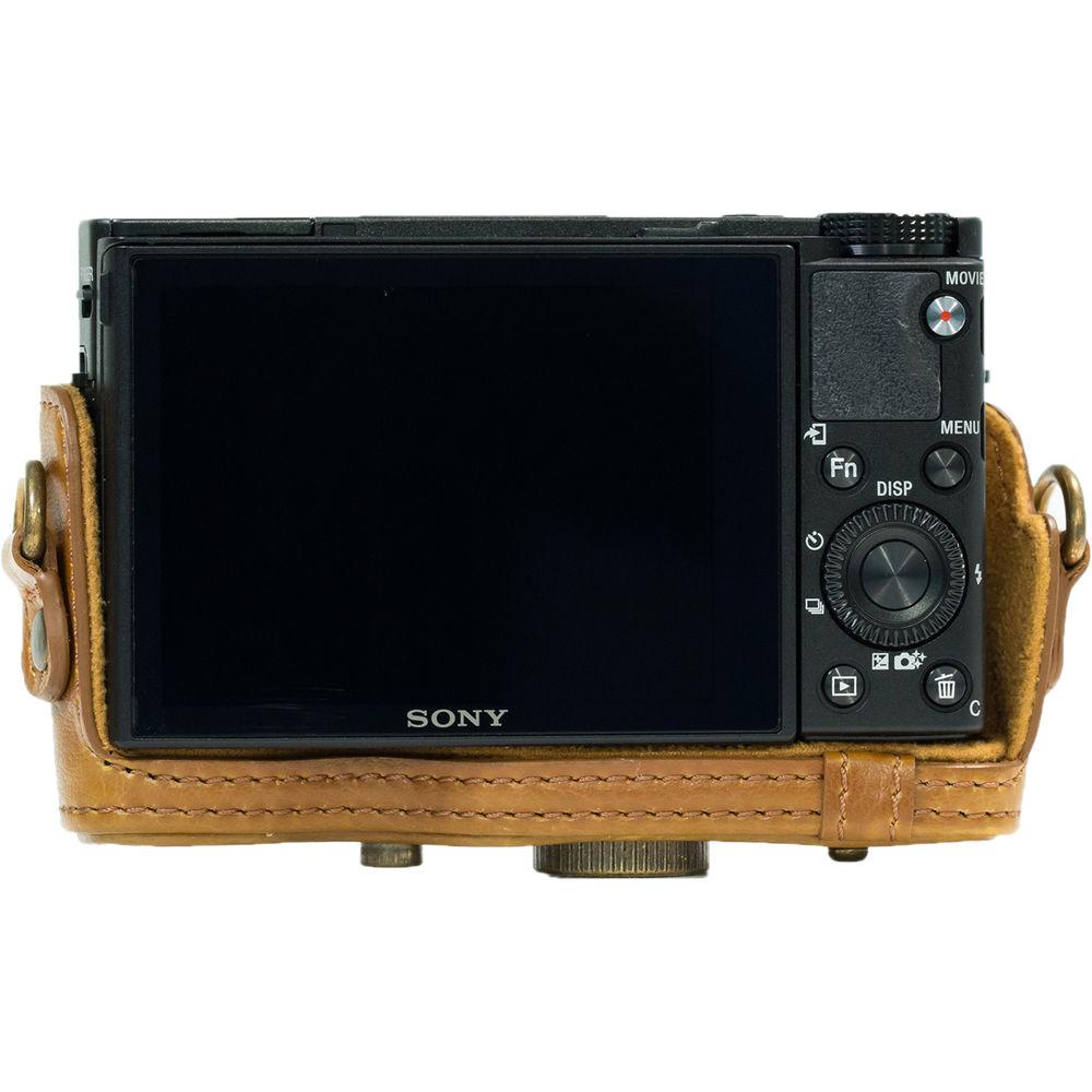 MegaGear Ever Ready PU Leather Camera Case and Strap for Sony Cyber-shot DSC-WX500