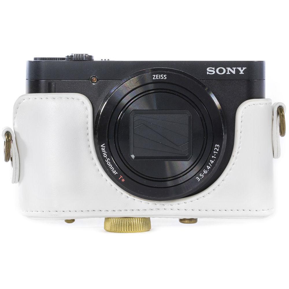 MegaGear Ever Ready PU Leather Camera Case and Strap for Sony Cyber-shot DSC-WX500