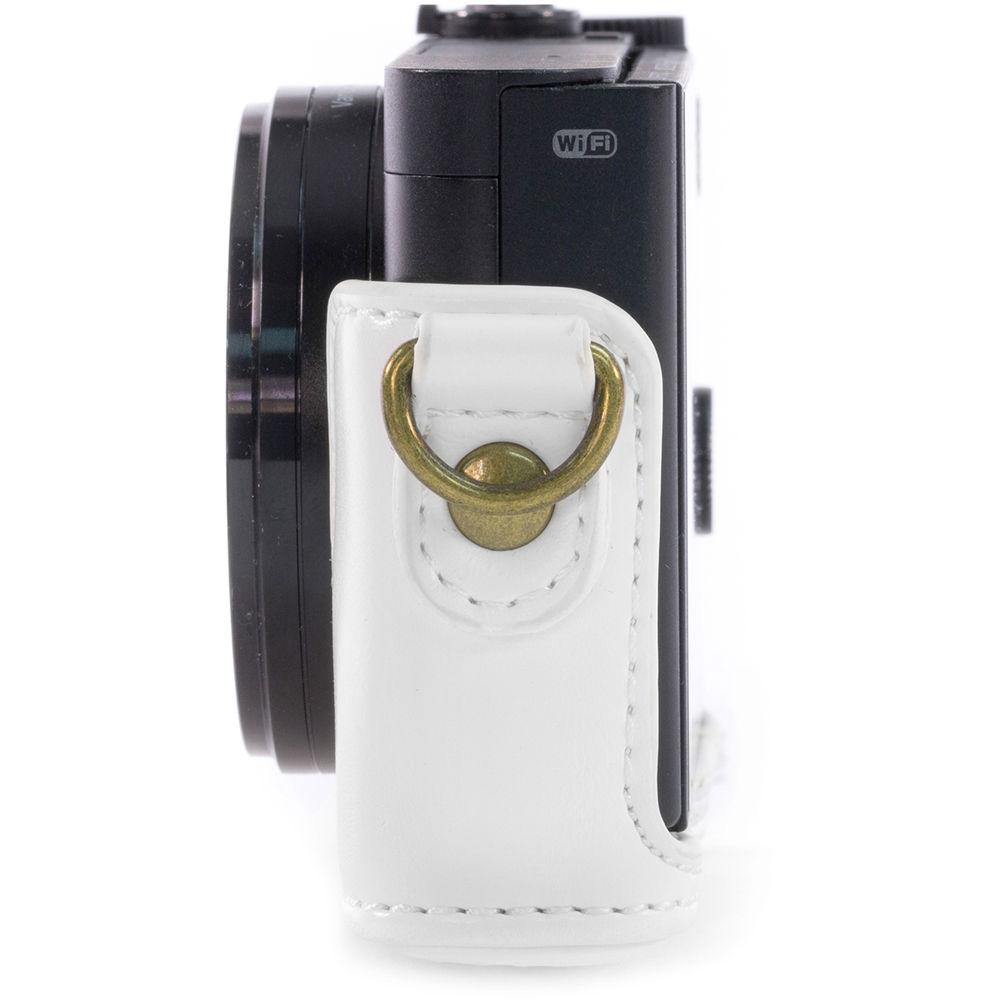 MegaGear Ever Ready PU Leather Camera Case and Strap for Sony Cyber-shot DSC-WX500