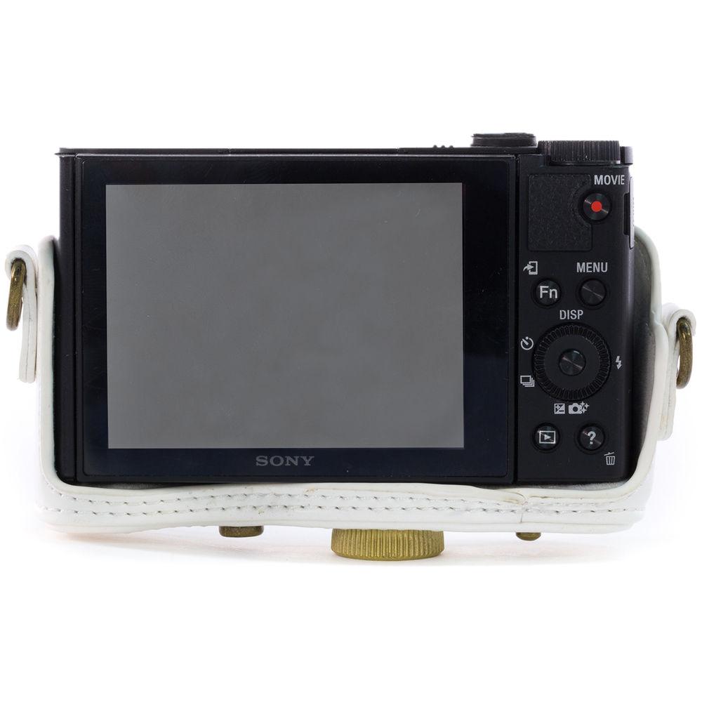 MegaGear Ever Ready PU Leather Camera Case and Strap for Sony Cyber-shot DSC-WX500