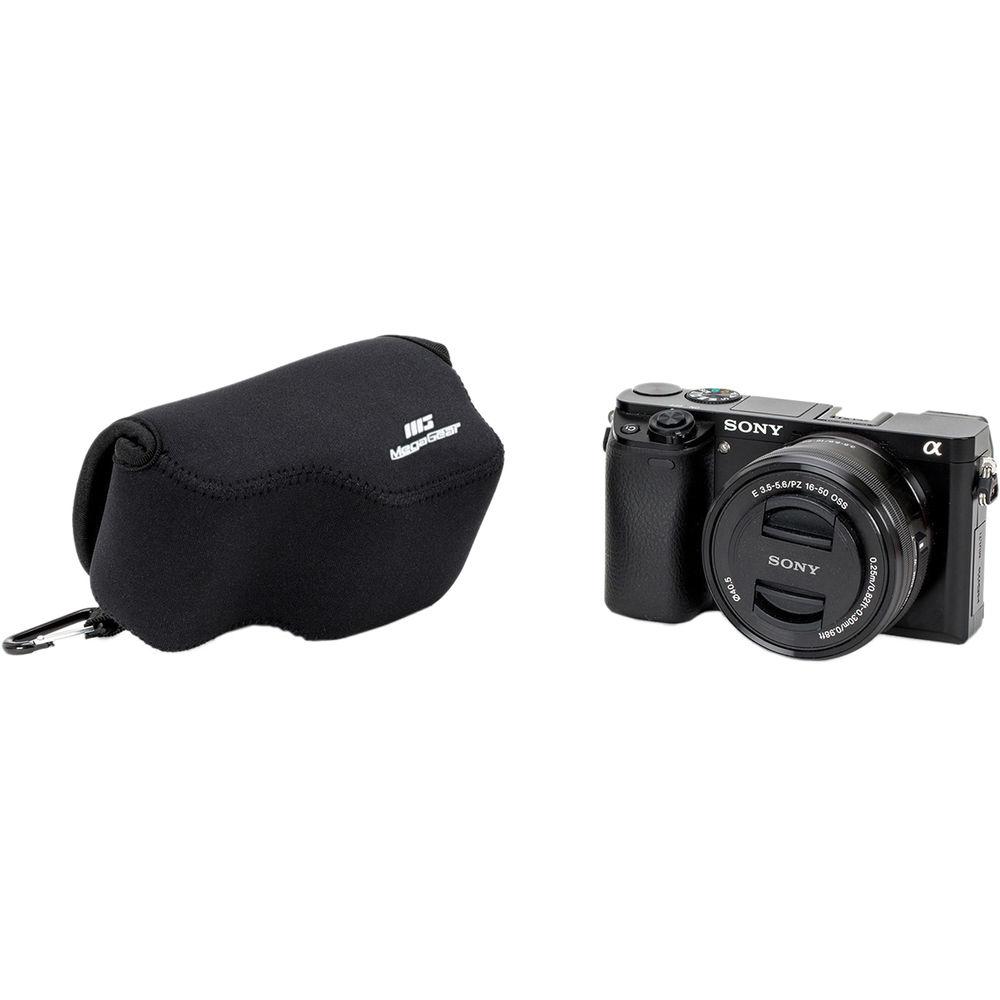 MegaGear Ultra Light Neoprene Camera Case for Sony NEX-5 5N 5R with 18-55 Lens
