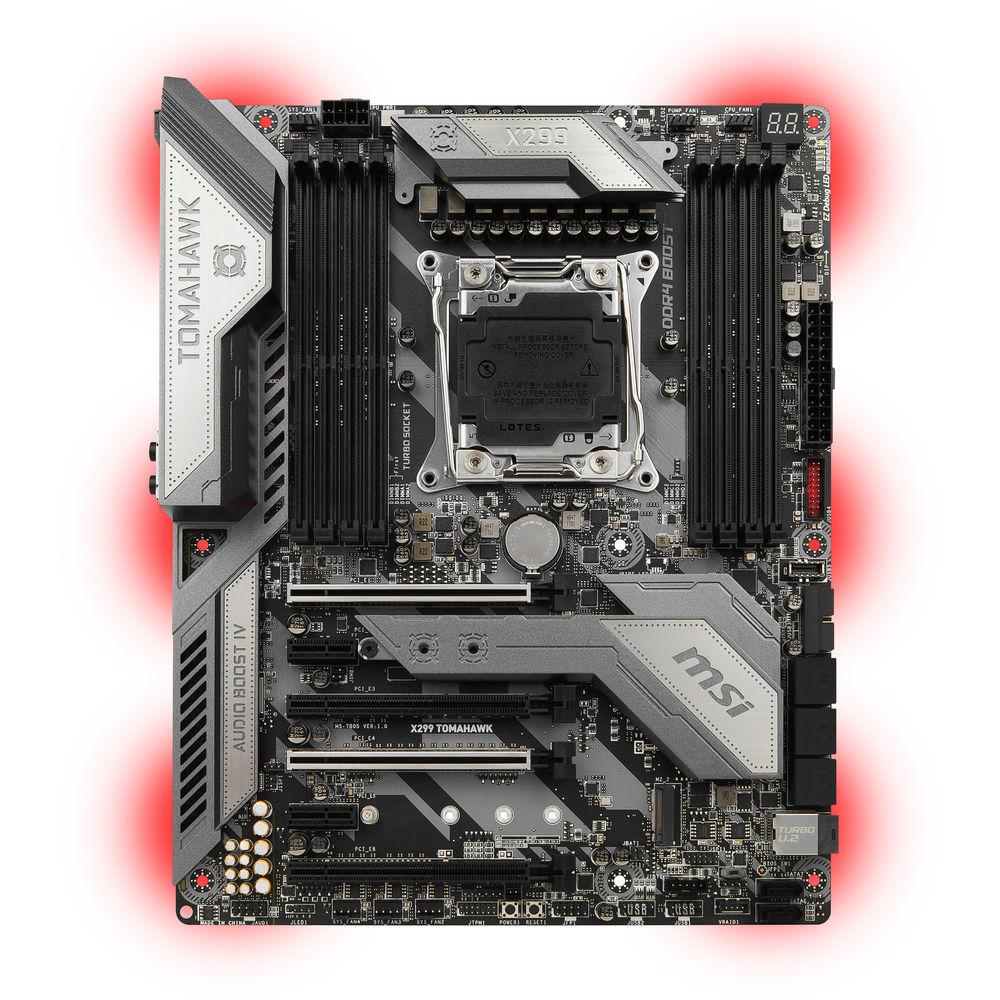MSI X299 Tomahawk LGA 2066 ATX Motherboard