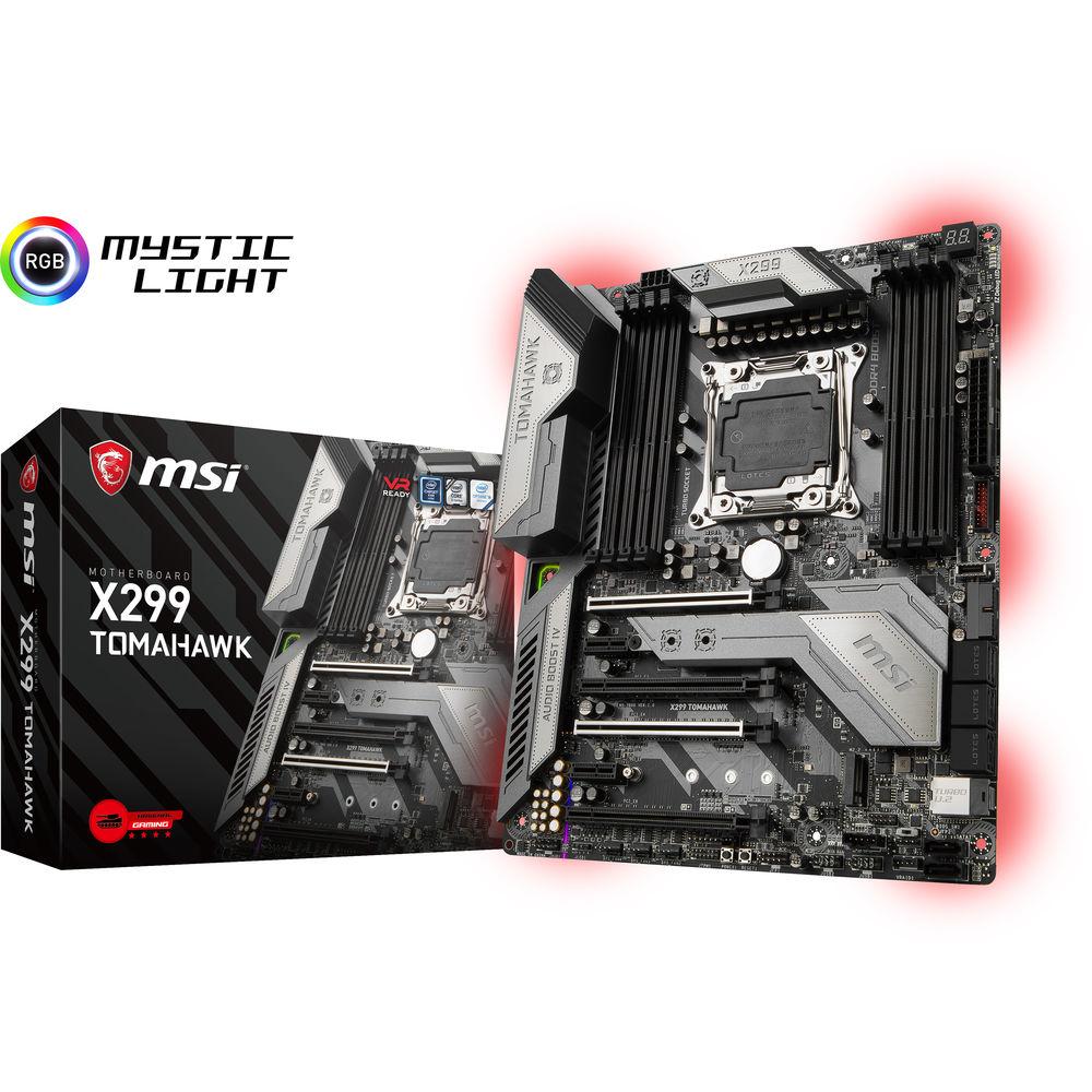 MSI X299 Tomahawk LGA 2066 ATX Motherboard