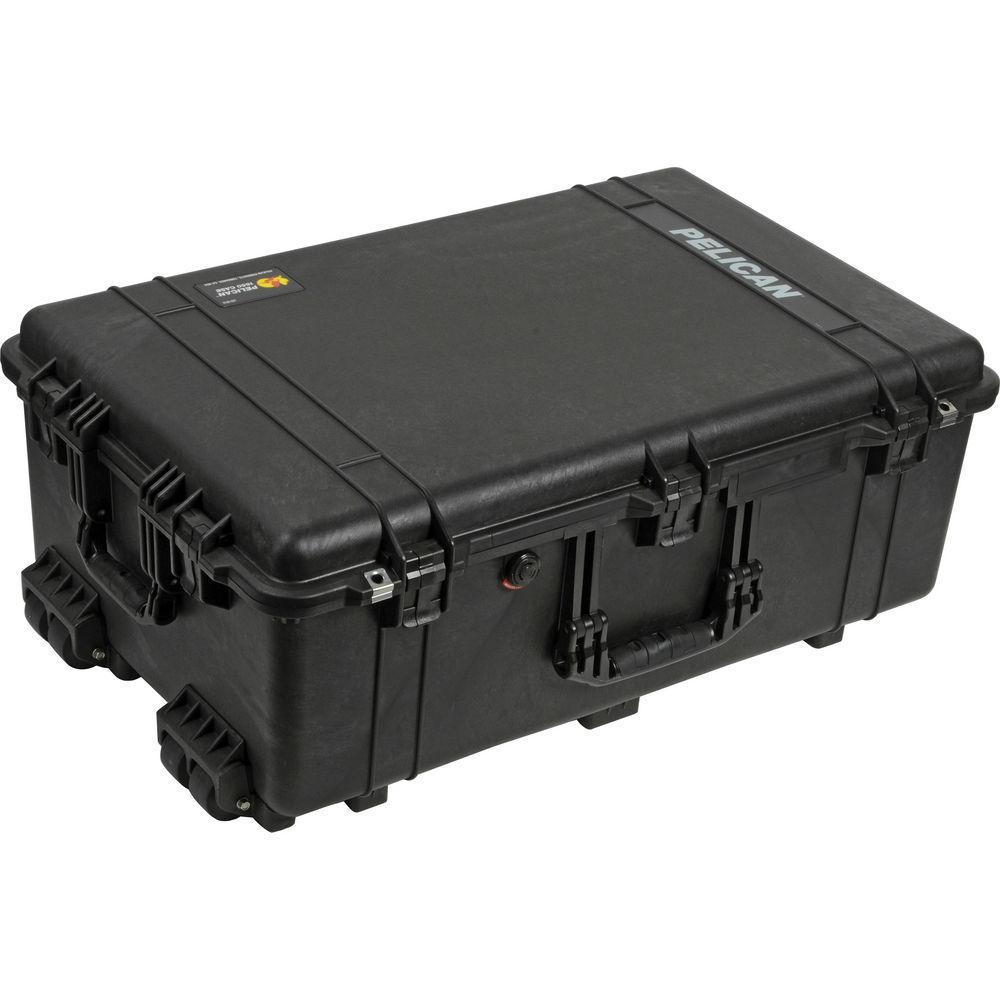 Pelican 1654 Waterproof 1650 Case with Yellow and Black Divider Set