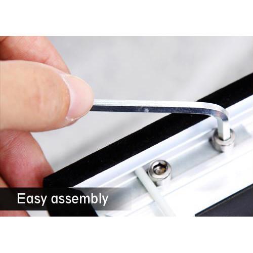 Pyle Pro Fixed Wall Mount Projector Screen