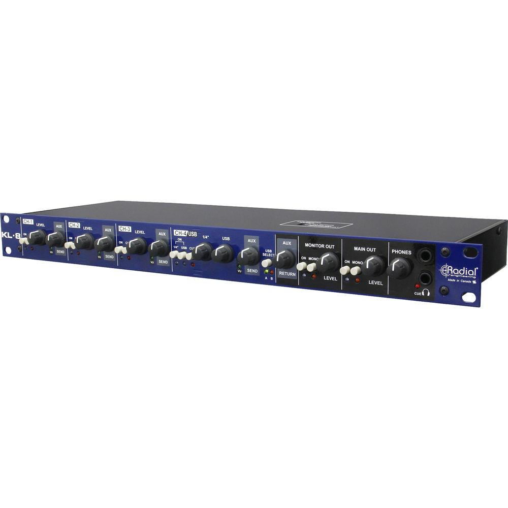 Radial Engineering KL-8 Rackmount Keyboard Mixing Station