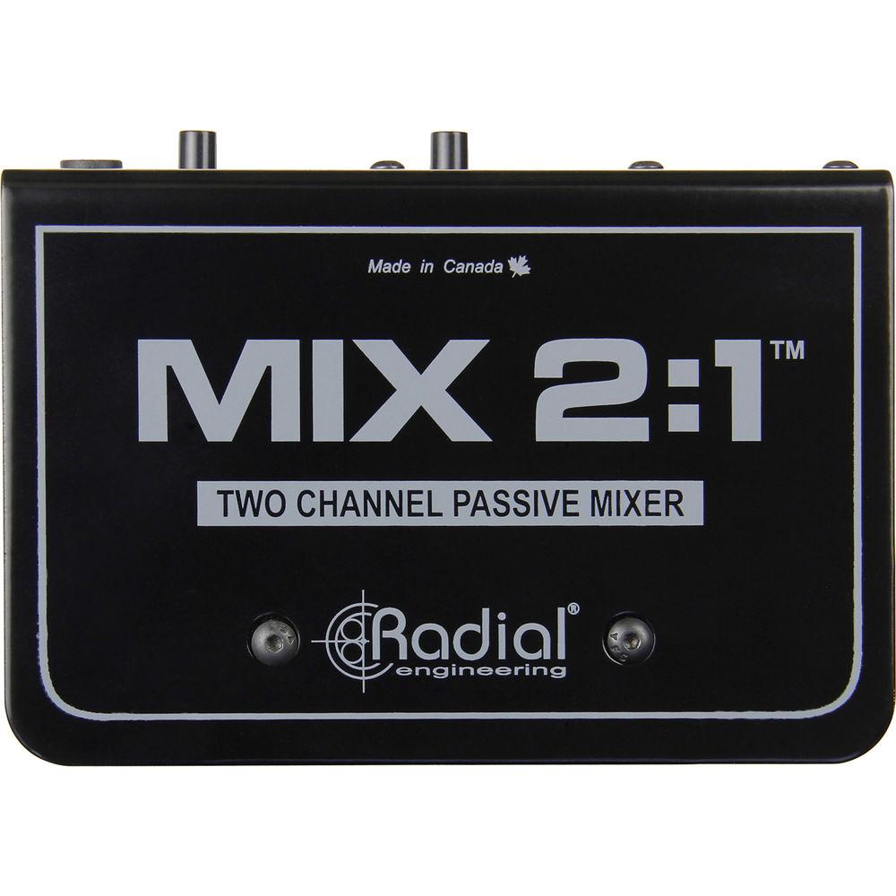 Radial Engineering MIX 2:1 2-Channel Audio Combiner & Mixer