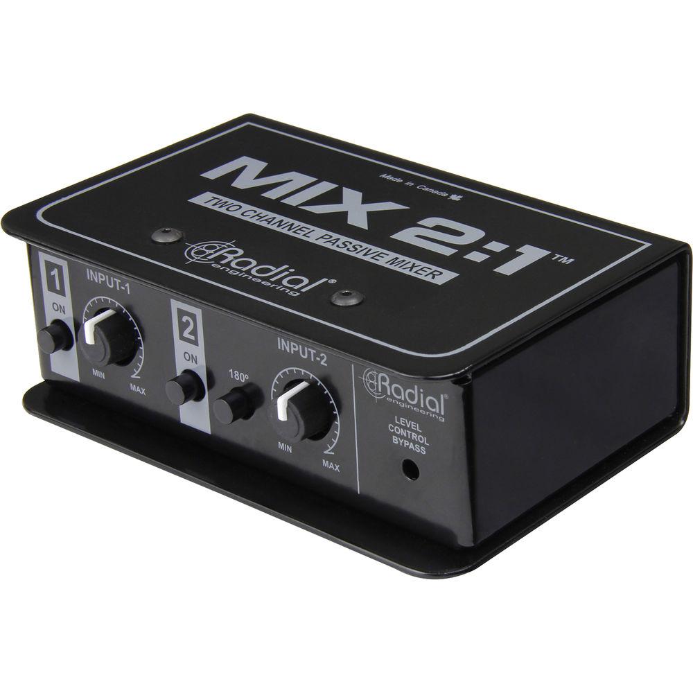 Radial Engineering MIX 2:1 2-Channel Audio Combiner & Mixer