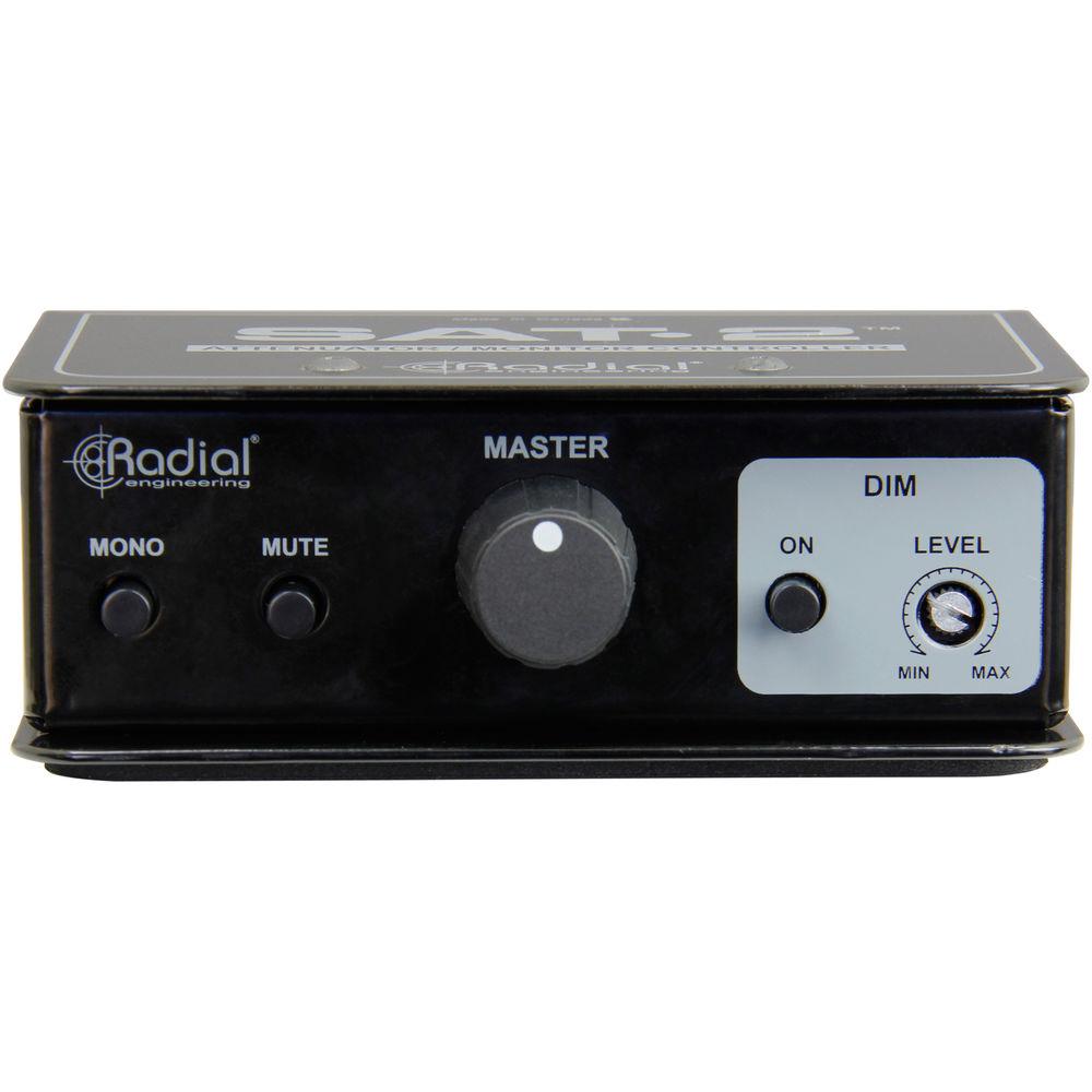 Radial Engineering SAT-2 Stereo Monitor Controller and Audio Attenuator