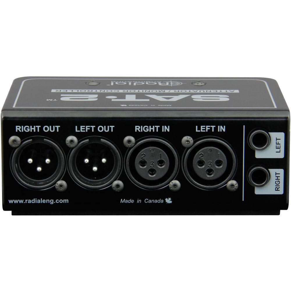 Radial Engineering SAT-2 Stereo Monitor Controller and Audio Attenuator