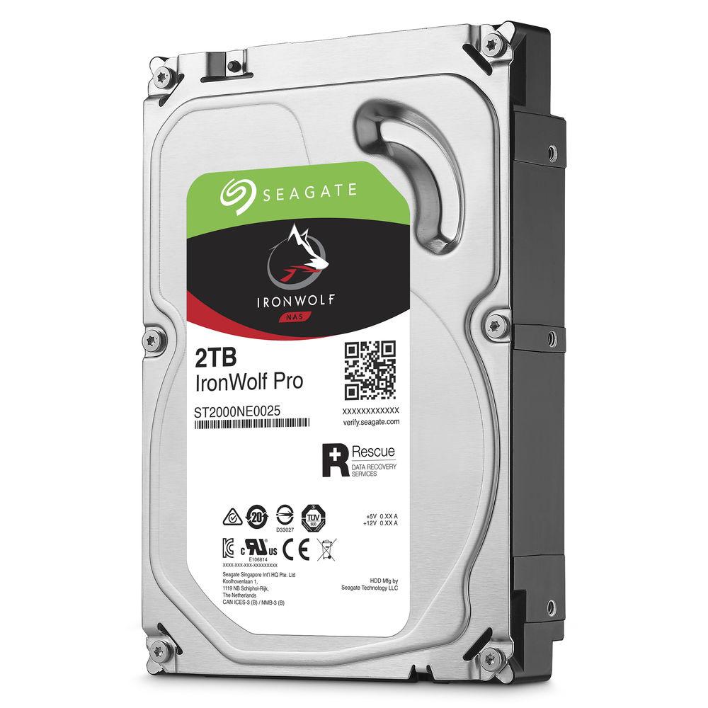 Seagate 2TB IronWolf Pro 7200 rpm SATA III 3.5" Internal NAS HDD